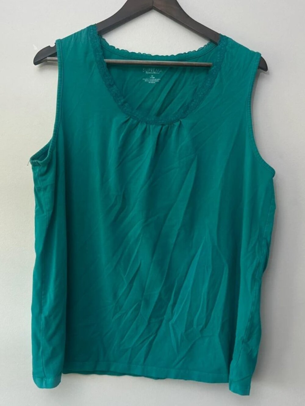 Catherine's Suprema Teal Tank Top 0X